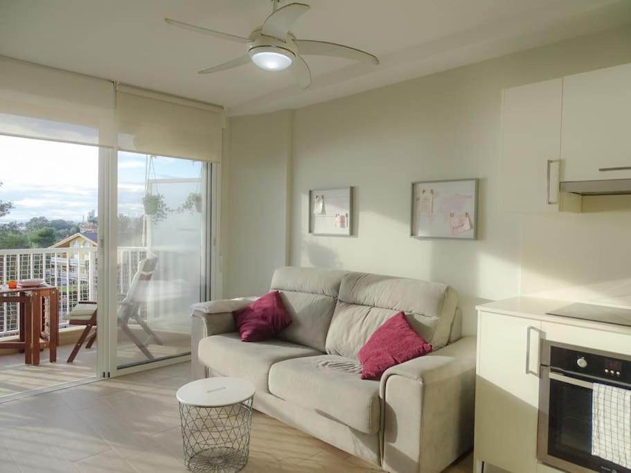 Seaview Lovers At 1St Line With Pool Santa Pola Bagian luar foto